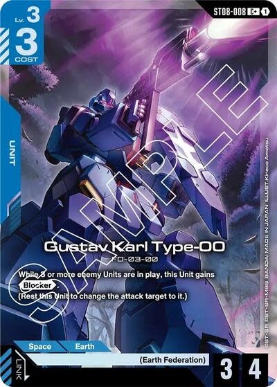 Gustav Karl Type-00 (C+) - ST08-008 (Holofoil, C+)