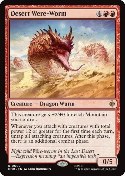 Desert Were-Worm - 92 (Normal, R)