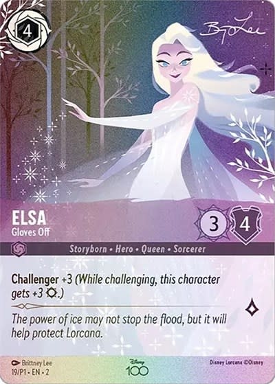 Elsa - Gloves Off (Alternate Art) - 19 (Holofoil, Promo)