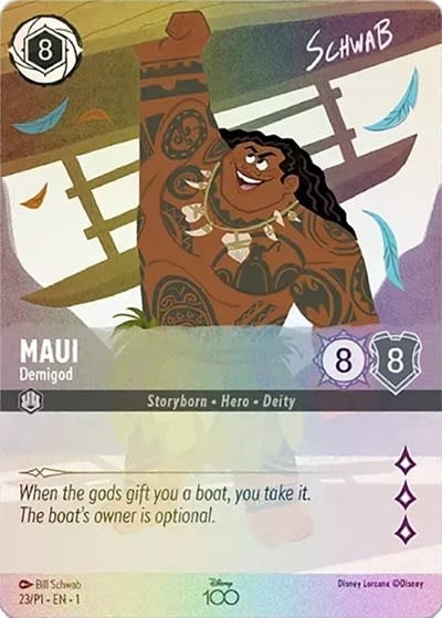 Maui - Demigod (Alternate Art) - 23 (Holofoil, Promo)