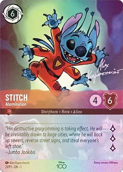 Stitch - Abomination (Alternate Art) - 21 (Holofoil, Promo)