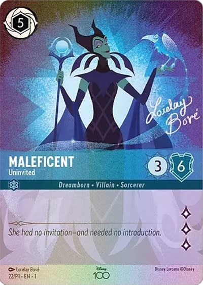 Maleficent - Uninvited (Alternate Art) - 22 (Holofoil, Promo)