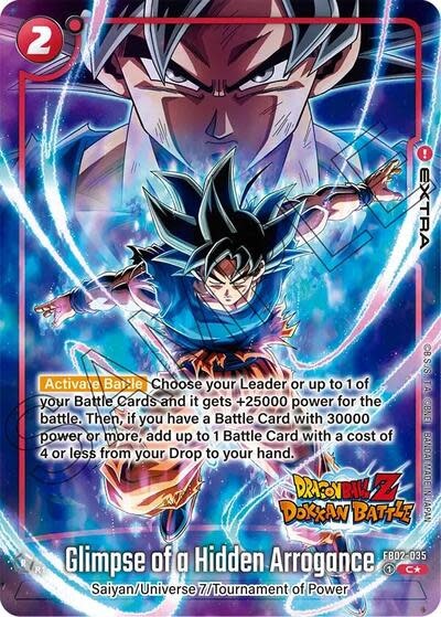 Glimpse of a Hidden Arrogance (Dragon Ball Z Dokkan Battle Alternate Art) - FB02-035 (Holofoil, Common)
