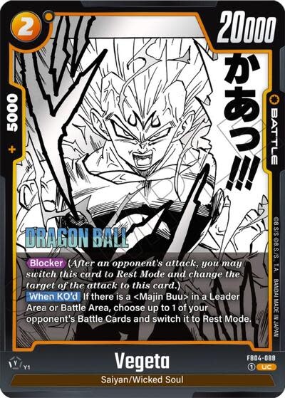 Vegeta - FB04-088 (Holofoil, Uncommon)