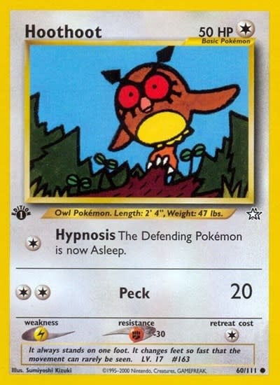 Hoothoot - 060/111 (Unlimited, Common) (LP)