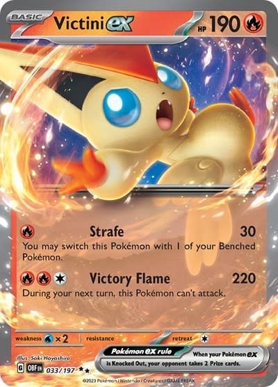 Victini ex - 033/197 (Holofoil, Double Rare)