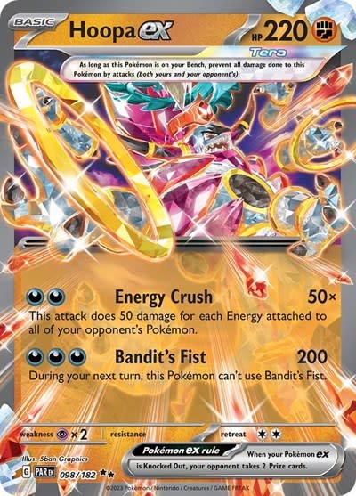 Hoopa ex - 098/182 (Holofoil, Double Rare)
