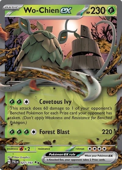 Wo-Chien ex - 027/193 (Holofoil, Double Rare)