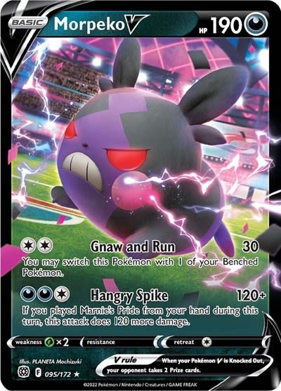 Morpeko V - 095/172 (Holofoil, Ultra Rare)