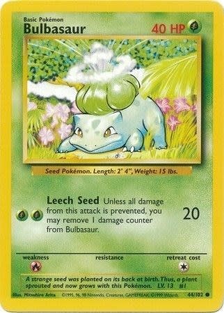 Bulbasaur - 044/102 (Normal, Common) (MP)