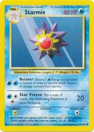 Starmie - 064/102 (Normal, Common) (LP)