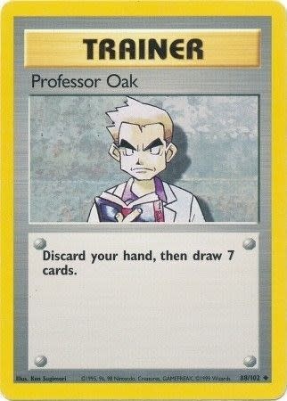 Professor Oak - 088/102 (Normal, Uncommon) (MP)