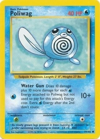 Poliwag - 059/102 (Normal, Common) (MP)