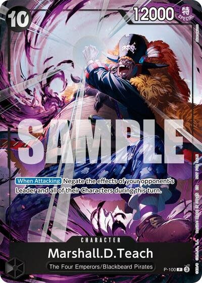 Marshall.D.Teach (Event Pack Vol. 8) (Promo) - P-100 (Foil, PR)