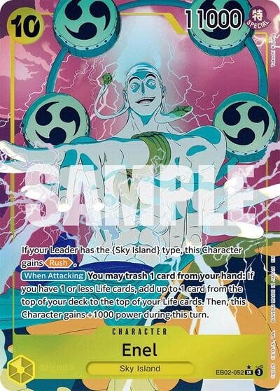 Enel (Alternate Art) - EB02-052 (Foil, SR)