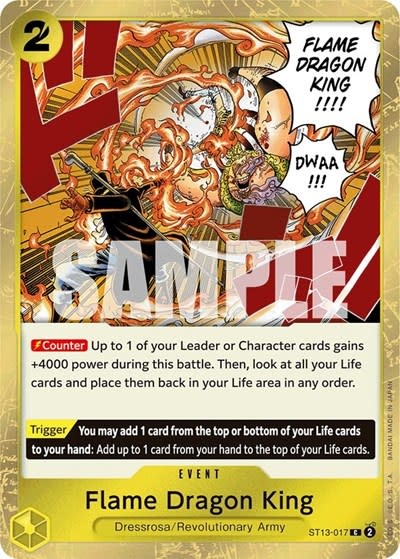 Flame Dragon King - ST13-017 (Foil, C)