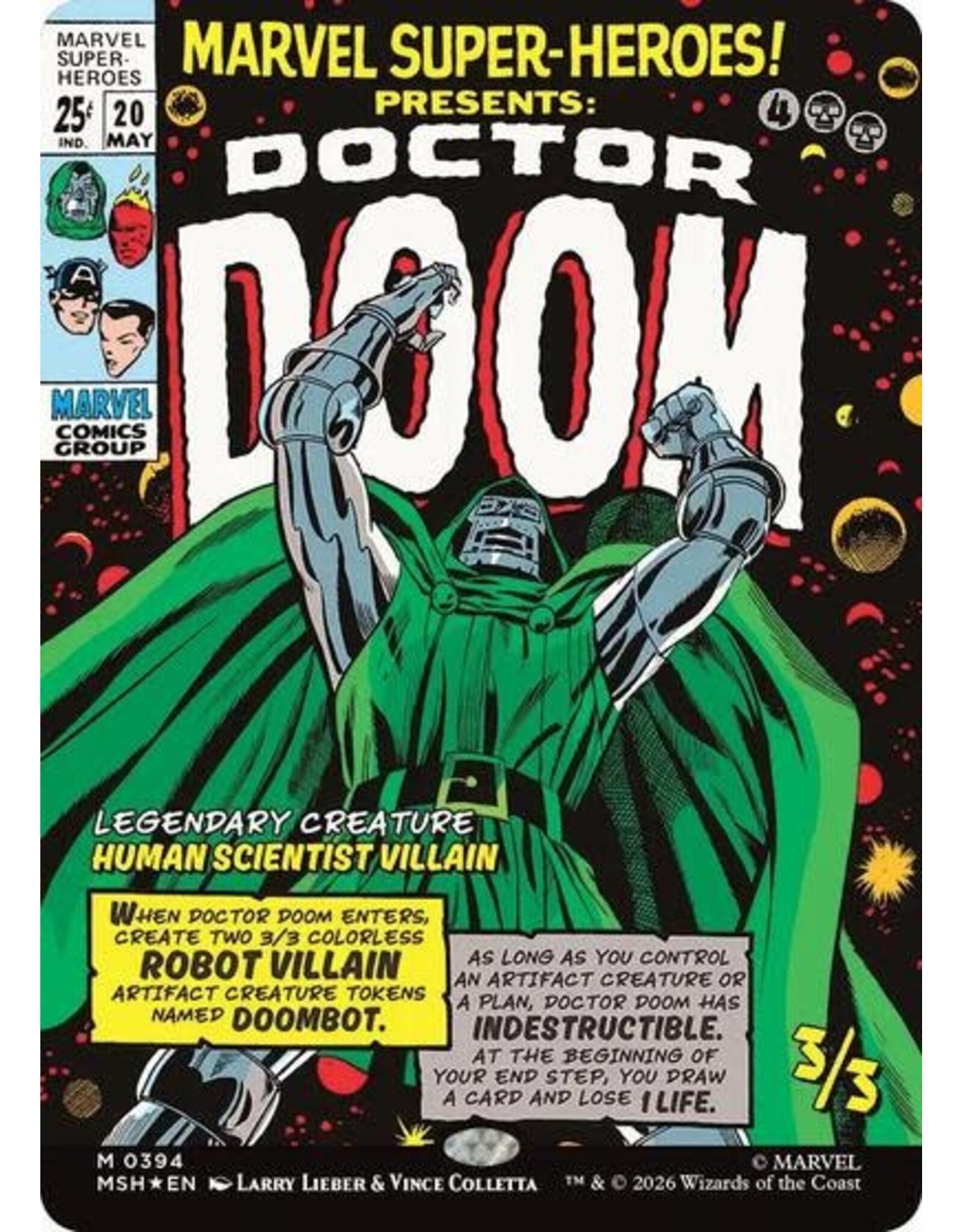 Doctor Doom (Borderless) (0394) (Foil, M)