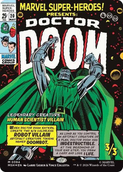 Doctor Doom (Borderless) (0394) (Foil, M)