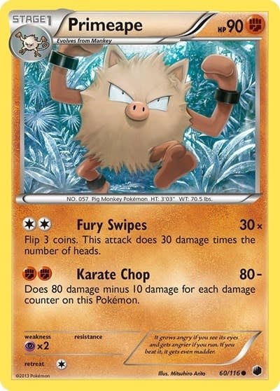 Primeape - 60/116 (Normal, Common)