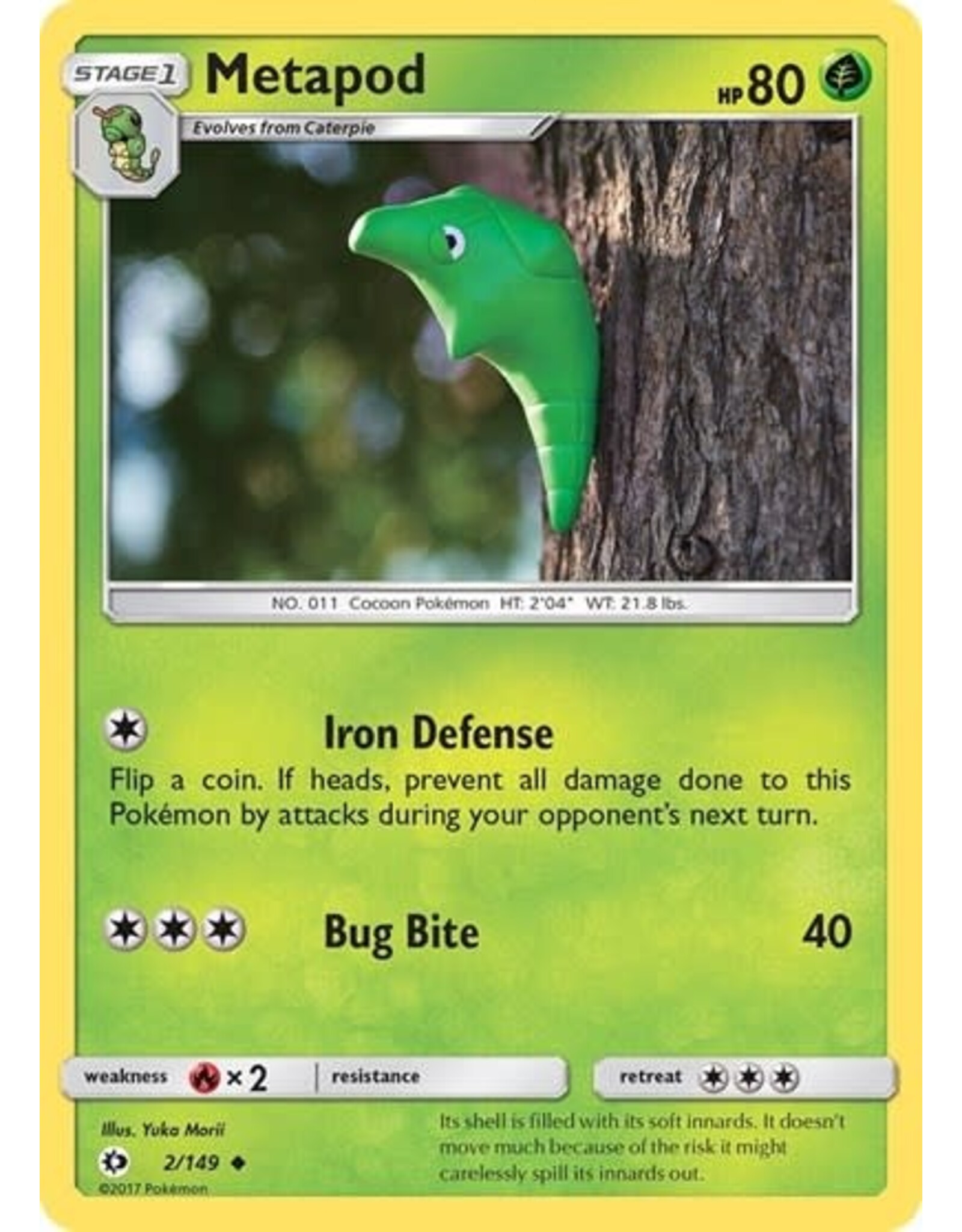 Metapod - 2/149 (Normal, Uncommon) (LP)