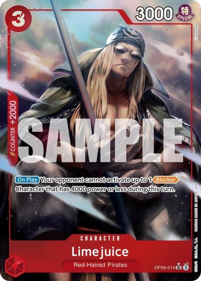 Limejuice (Alternate Art) - OP09-014 (Foil, UC)