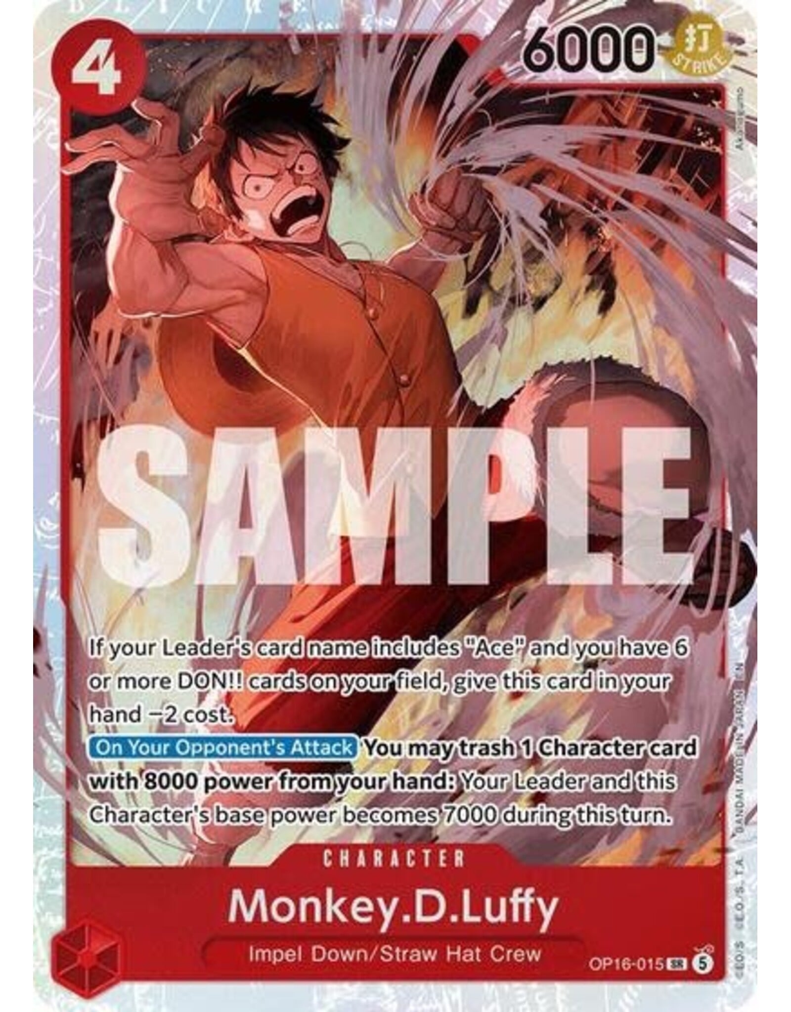 Monkey.D.Luffy - OP16-015 (Foil, SR)