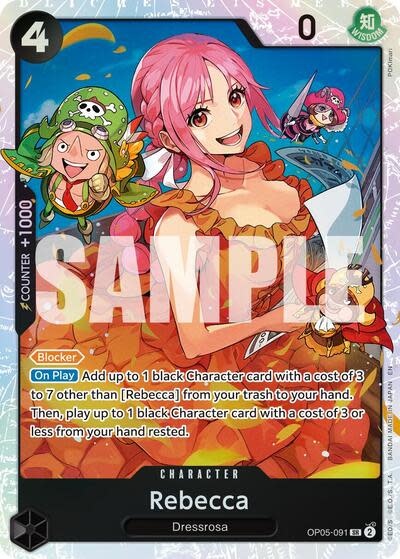Rebecca (Reprint) - OP05-091 (Foil, SR)