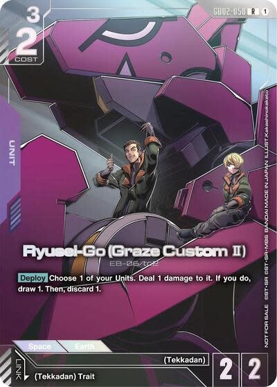 Ryusei-Go (Graze Custom II) (Newtype Challenge 2026 Mission 3) (Promo) - GD02-058 (Holofoil, Rare)