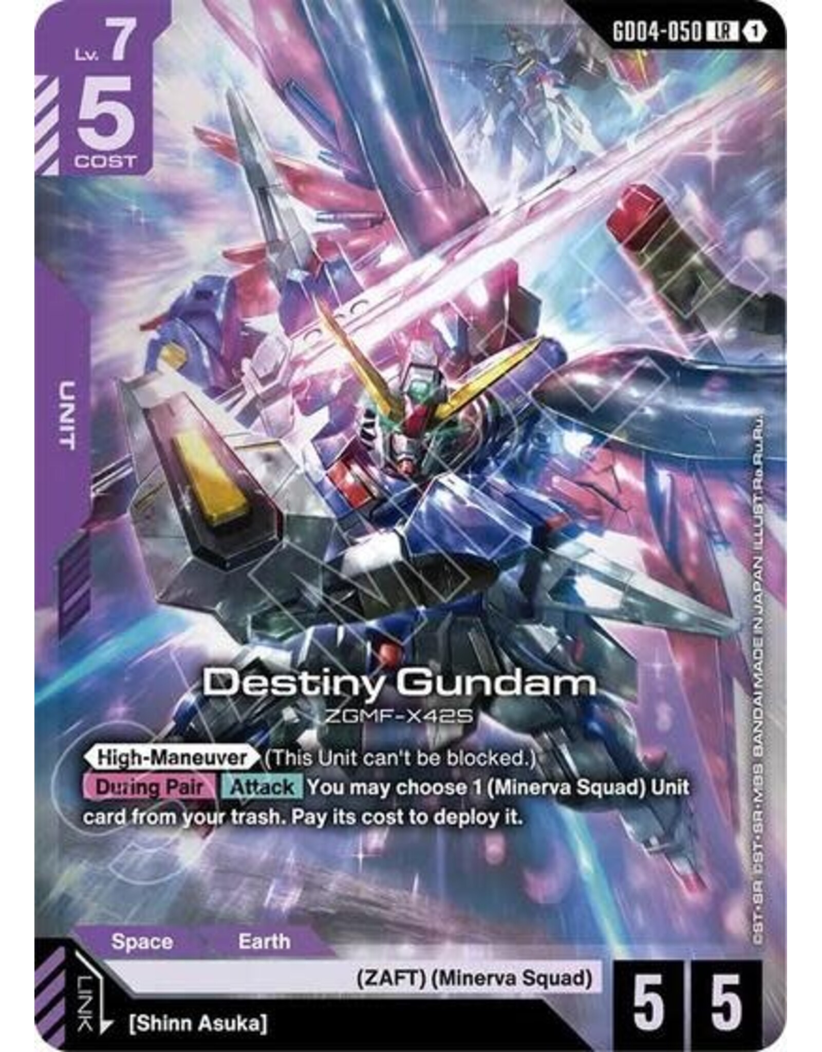 Destiny Gundam - GD04-050 (Holofoil, Legend Rare)
