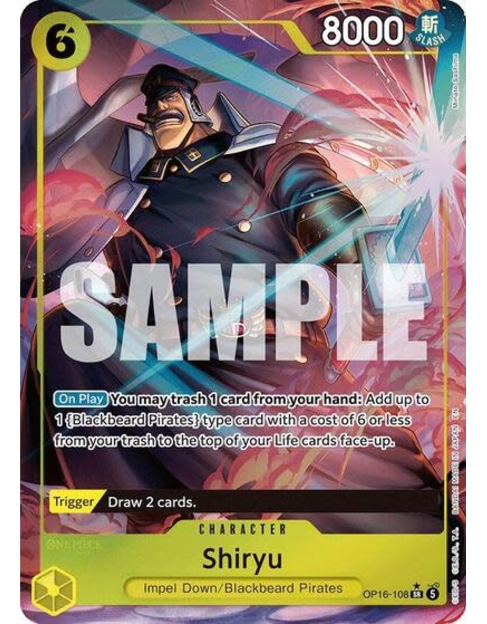 Shiryu (Full Art) - OP16-108 (Foil, SR)