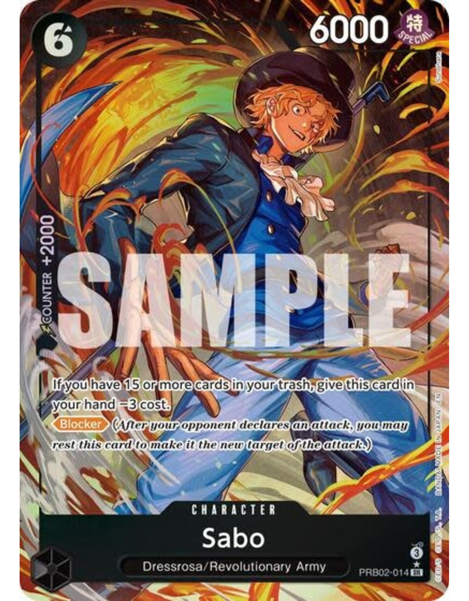 Sabo - PRB02-014 (Alternate Art) (Foil, SR)