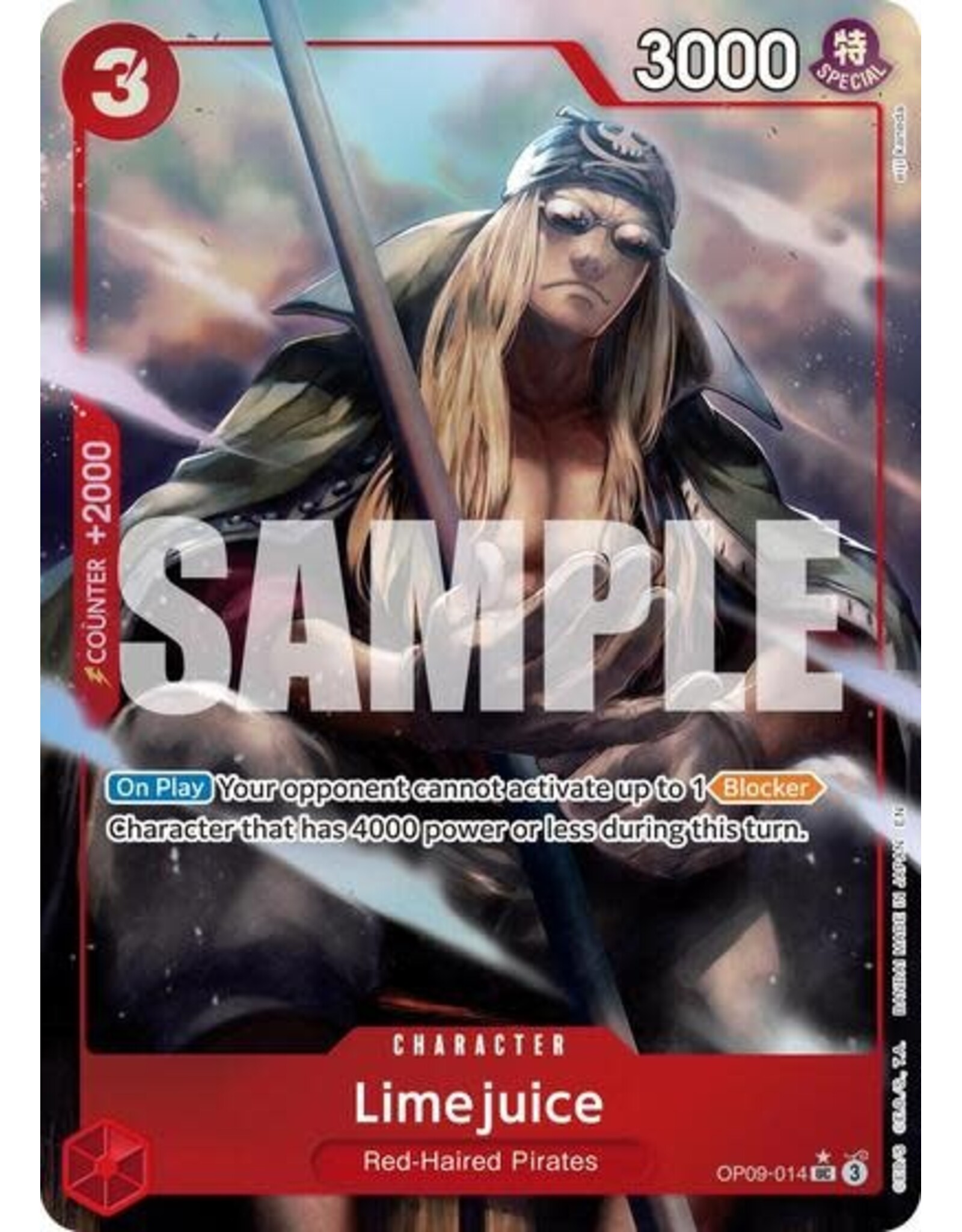 Limejuice (Alternate Art) - OP09-014 (Foil, UC)