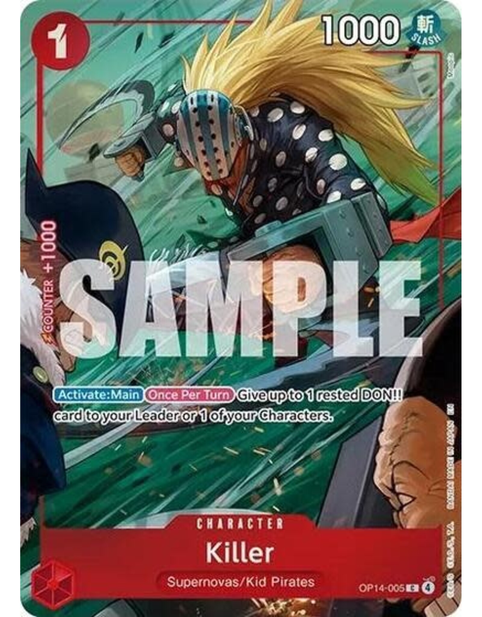 Killer (One Piece Card Game Illustration Box Vol. 8) - OP14-005 (Foil, C)