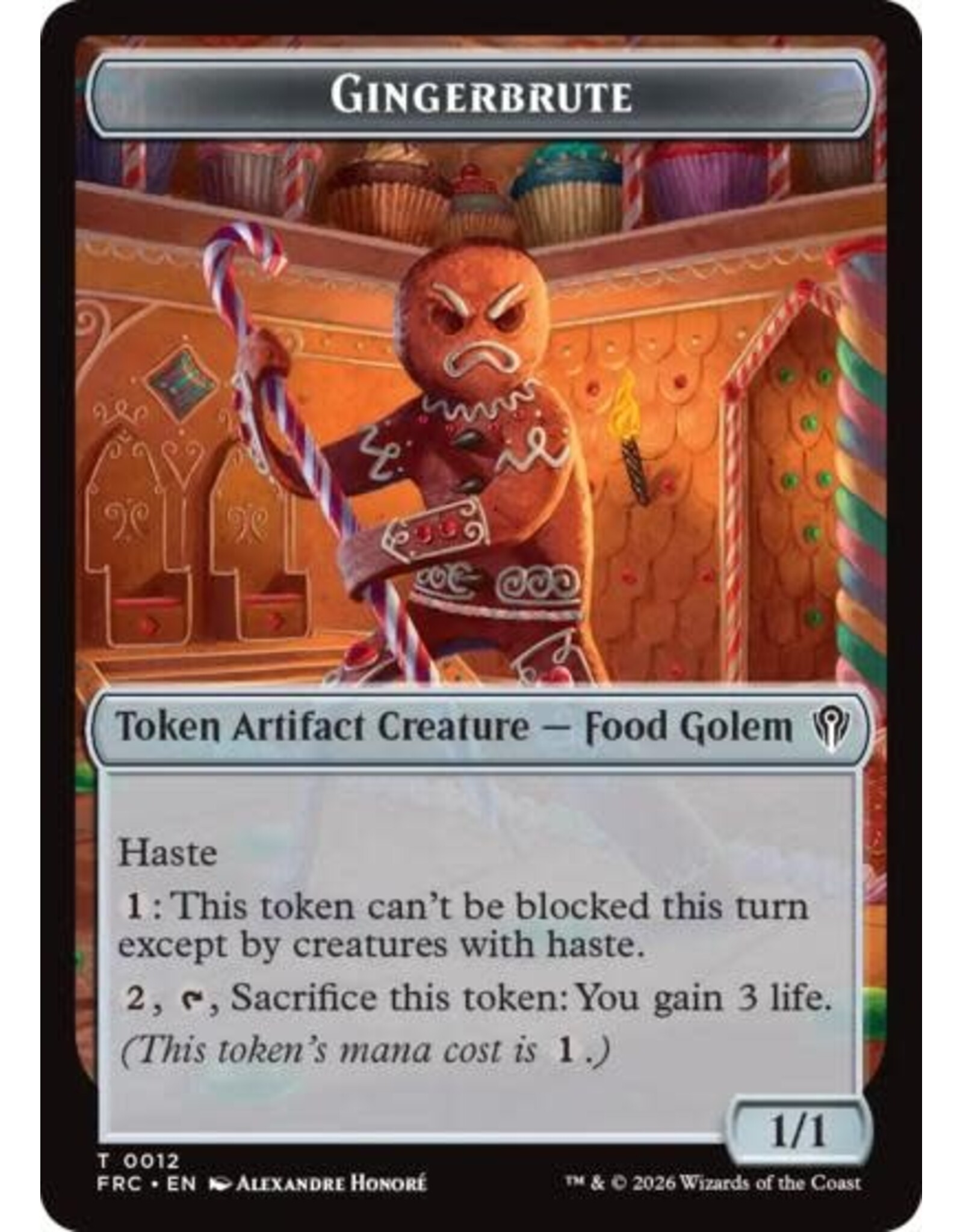 Gingerbrute // Map Double-Sided Token - 12 // 14 (Foil, T)