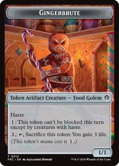 Gingerbrute // Map Double-Sided Token - 12 // 14 (Foil, T)
