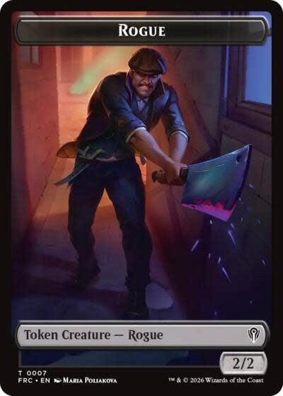 Rogue // Zombie Army Double-Sided Token - 7 // 8 (Foil, T)