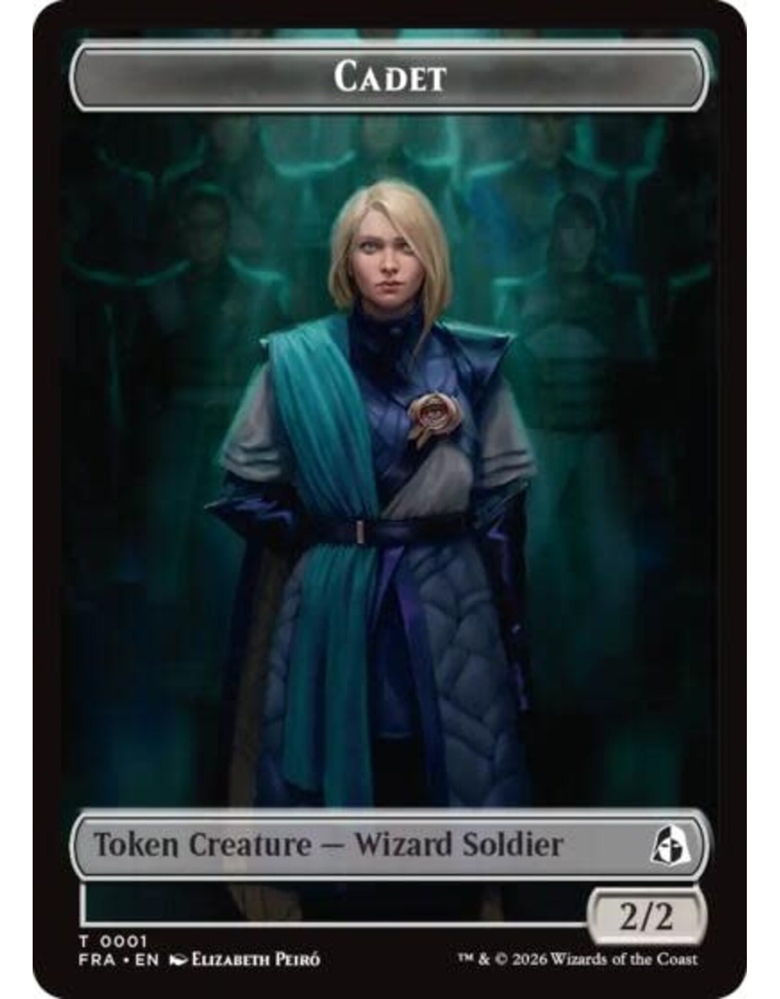 Cadet // Beast Double-Sided Token - 1 // 8 (Foil, T)