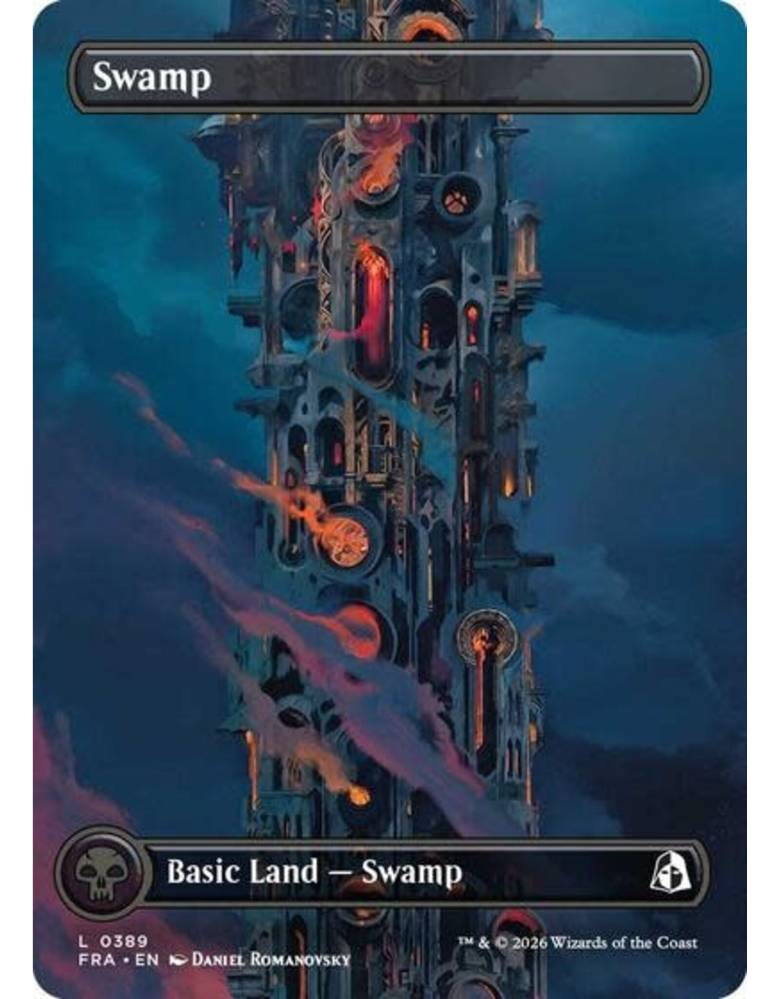 Swamp (Borderless) (0389) (Foil, L)