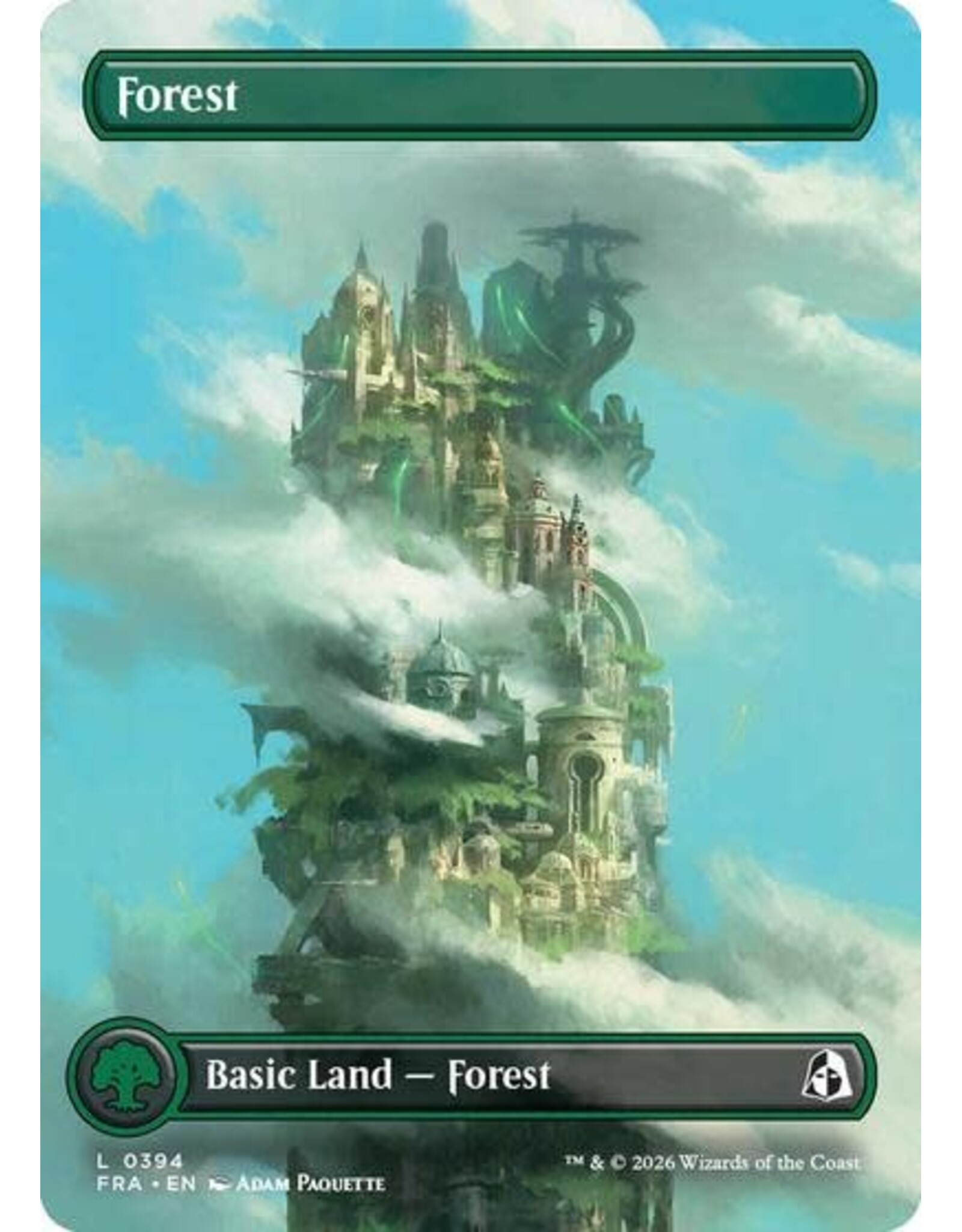 Forest (Borderless) (0394) (Foil, L)