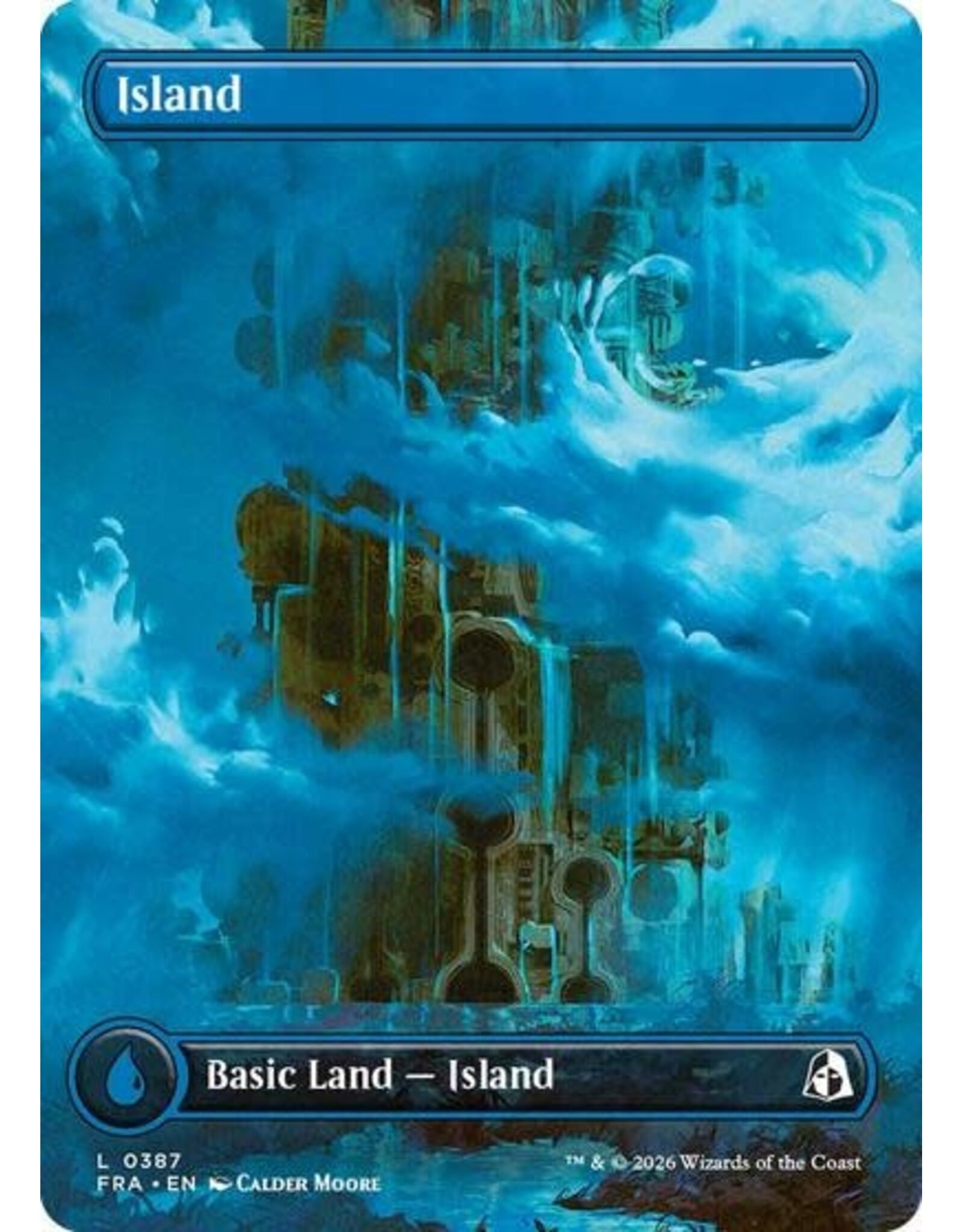 Island (Borderless) (0387) (Foil, L)