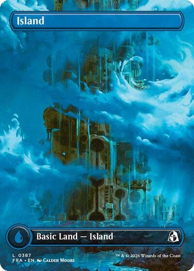 Island (Borderless) (0387) (Foil, L)