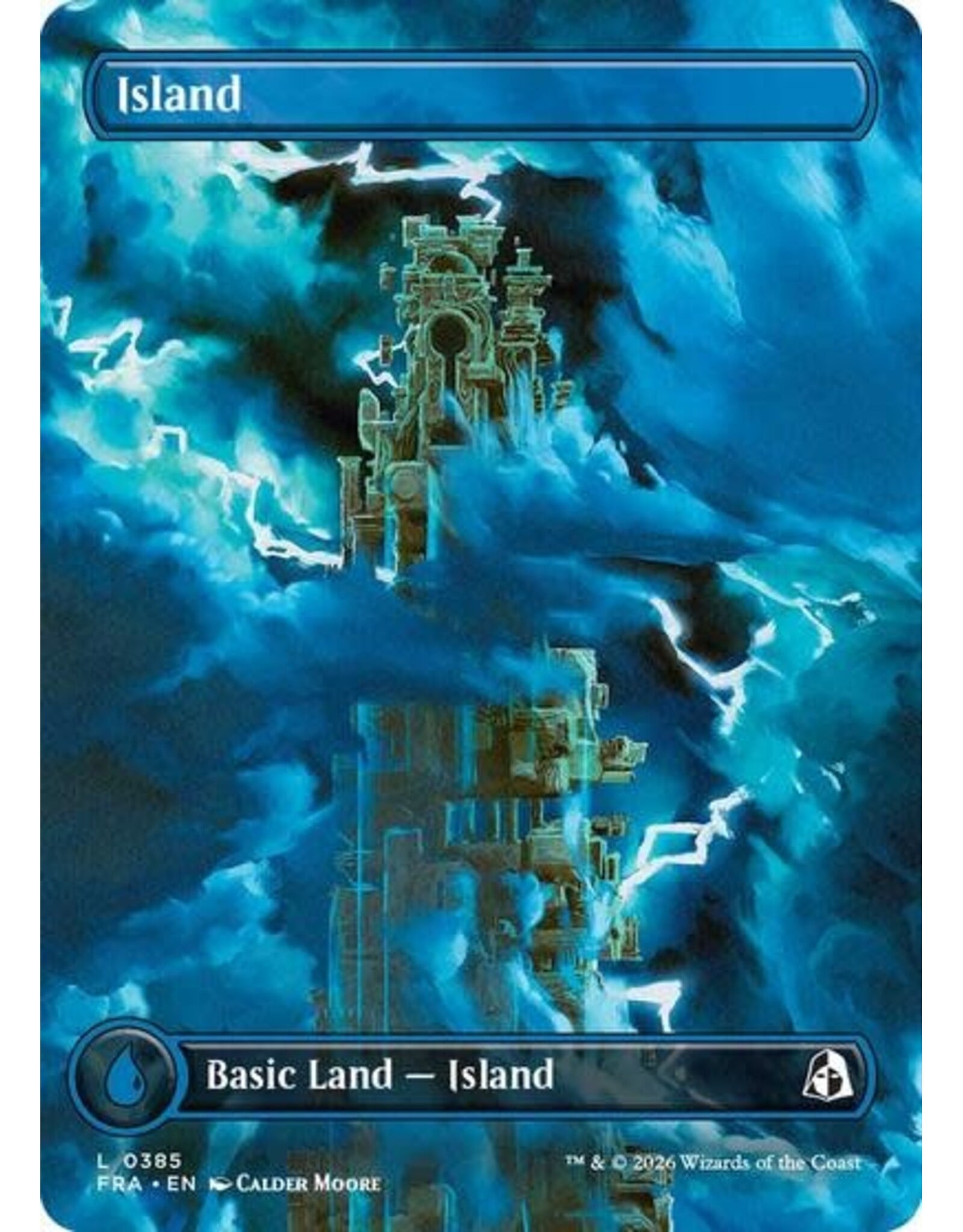 Island (Borderless) (0385) (Foil, L)