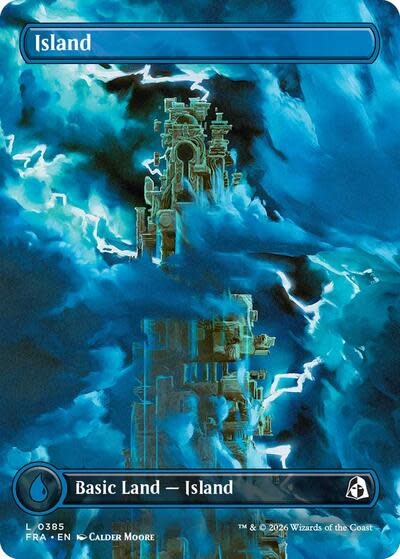 Island (Borderless) (0385) (Foil, L)