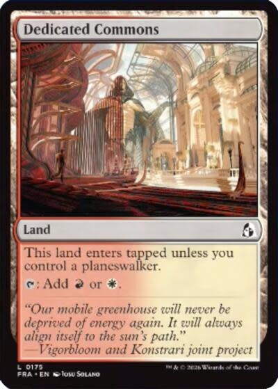 Dedicated Commons - 175 (Foil, L)