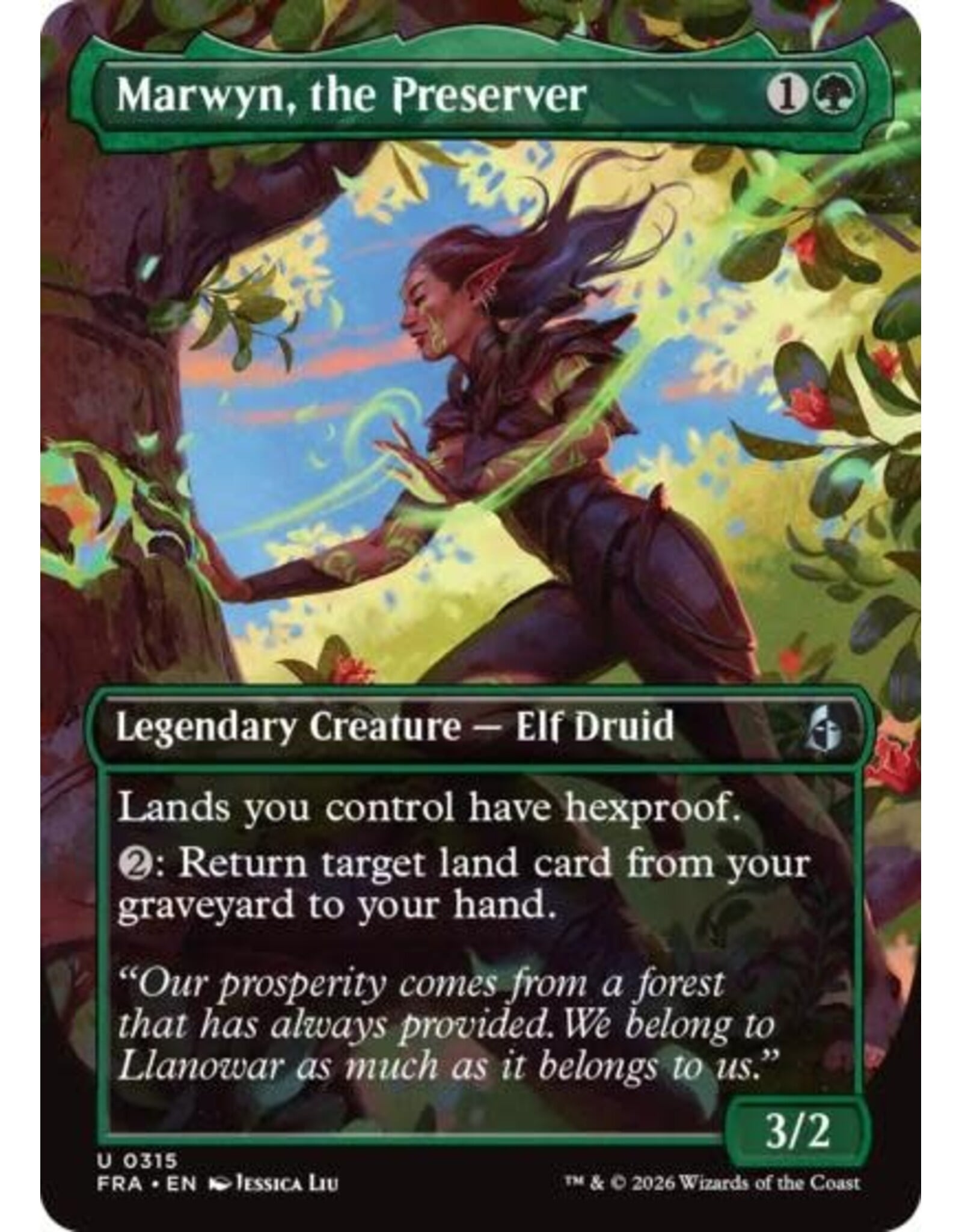 Marwyn, the Preserver (Borderless) - 315 (Foil, U)