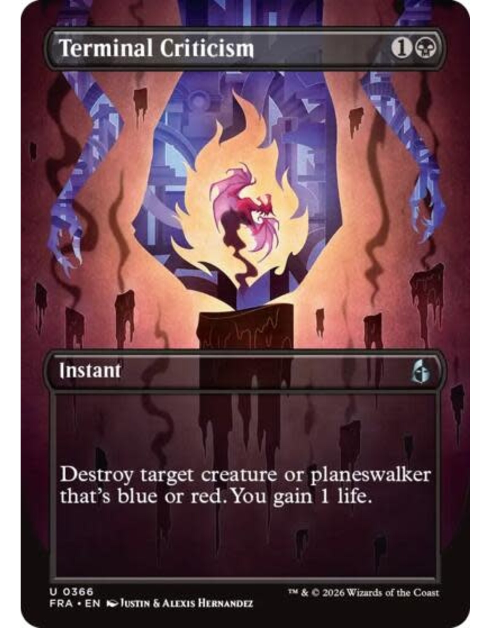 Terminal Criticism (Borderless) - 366 (Foil, U)