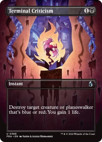 Terminal Criticism (Borderless) - 366 (Foil, U)