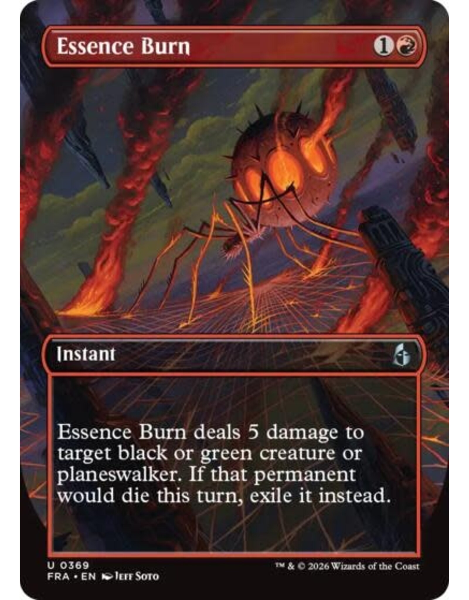 Essence Burn (Borderless) - 369 (Foil, U)