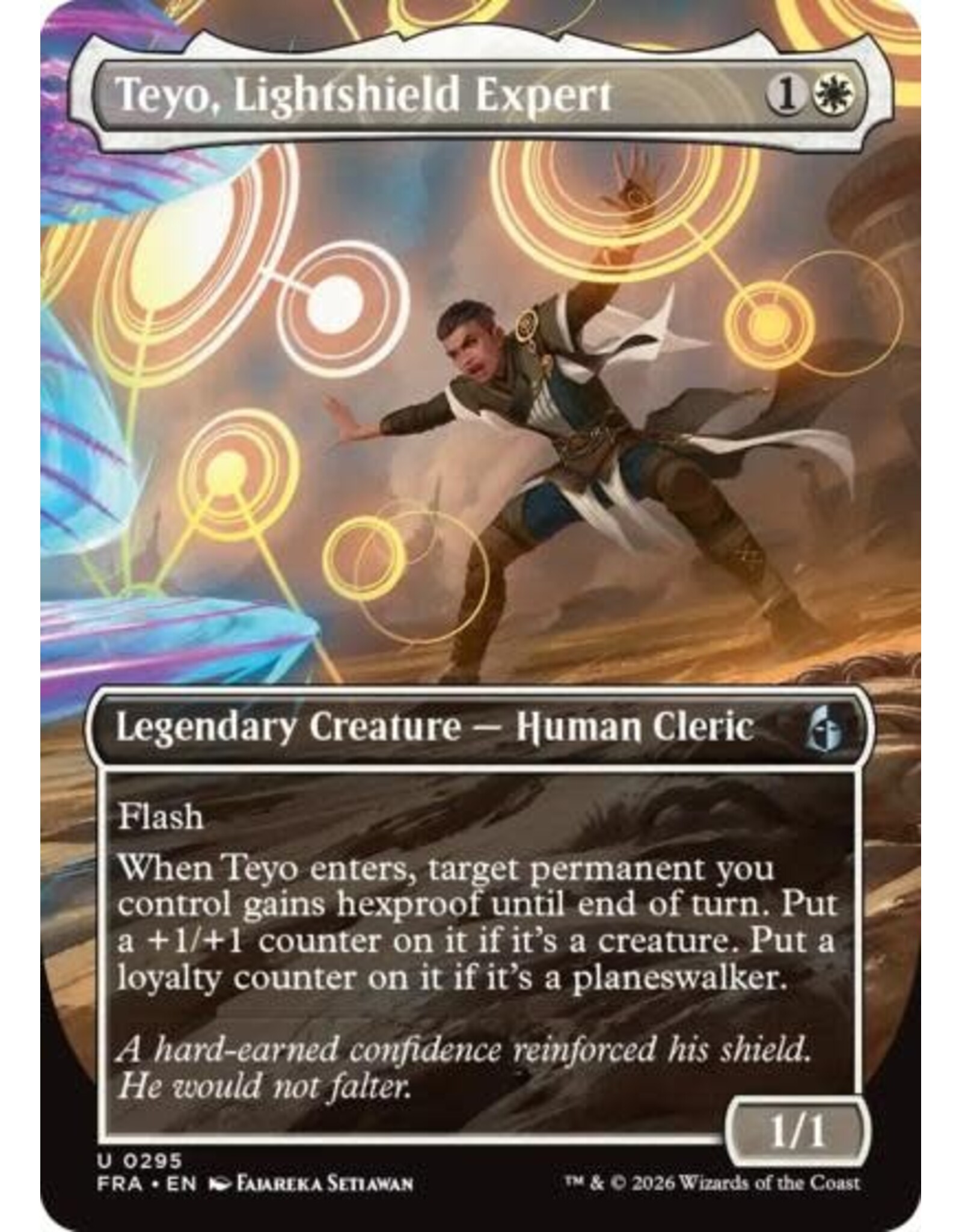 Teyo, Lightshield Expert (Borderless) - 295 (Foil, U)