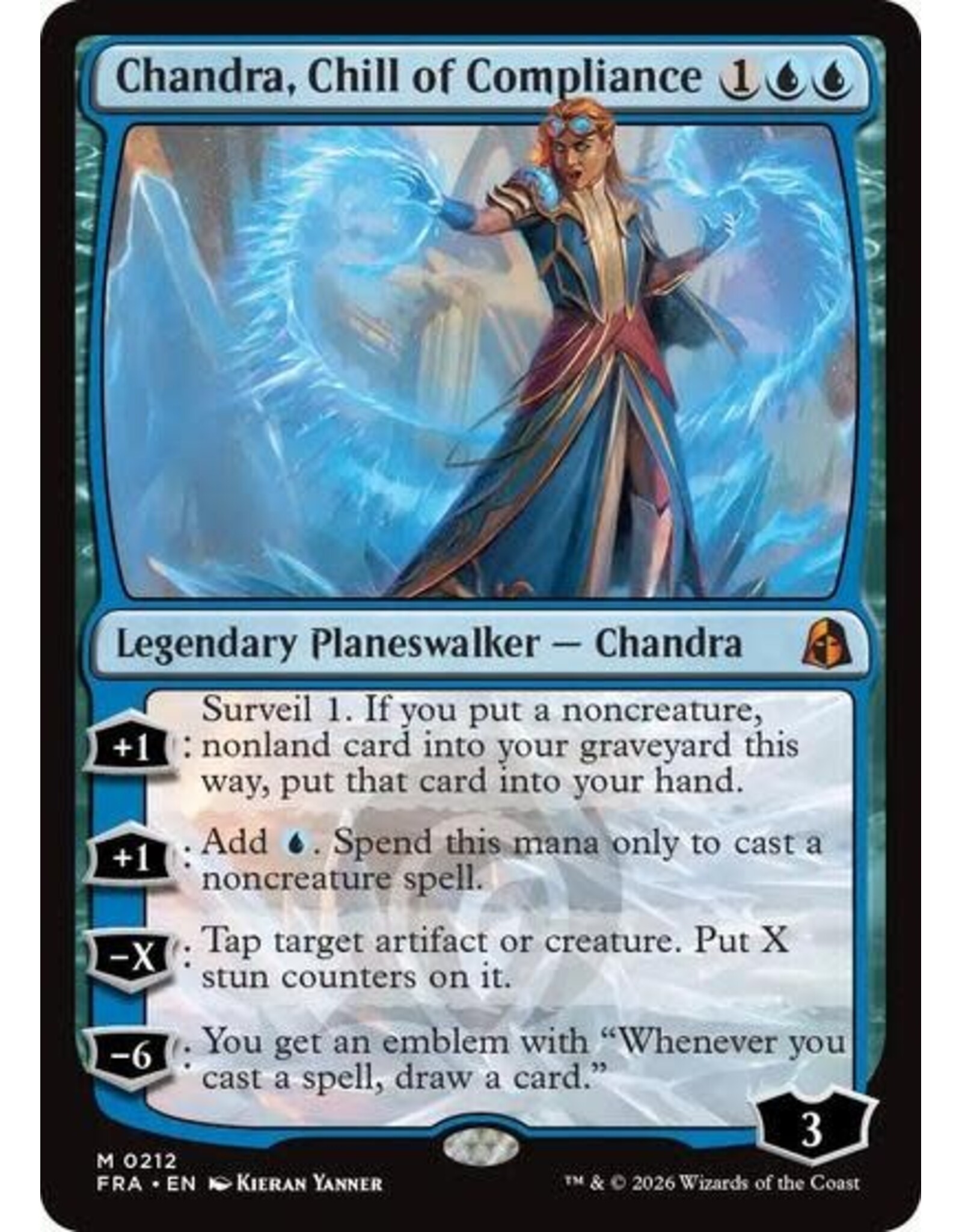 Chandra, Chill of Compliance - 212 (Foil, M)